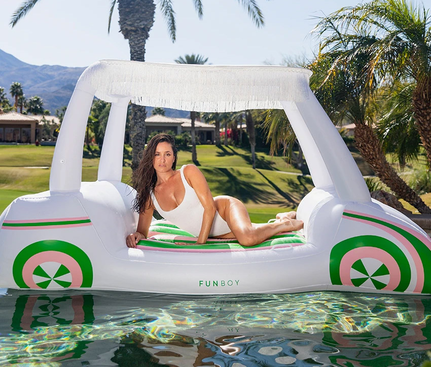 Every Golfing Lover Probably Needs One Of These Golf Cart Pool Floats