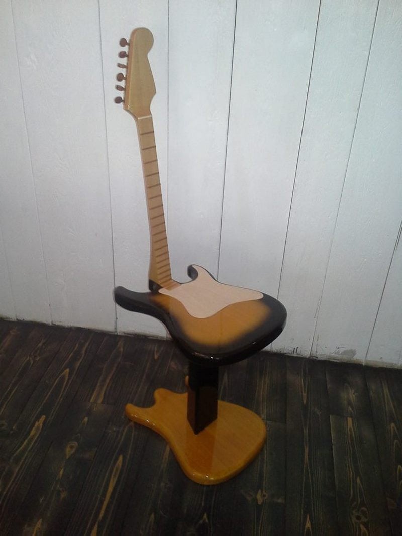 These Incredible Guitar Stools Are Made From Real Guitars