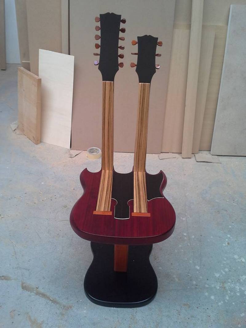 These Incredible Guitar Stools Are Made From Real Guitars