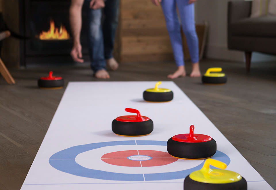 This Hovering Curling Set Game Lets You Prove Your Olympics Worth At Home
