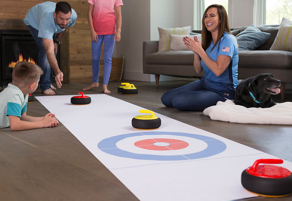 This Hovering Curling Set Game Lets You Prove Your Olympics Worth At Home