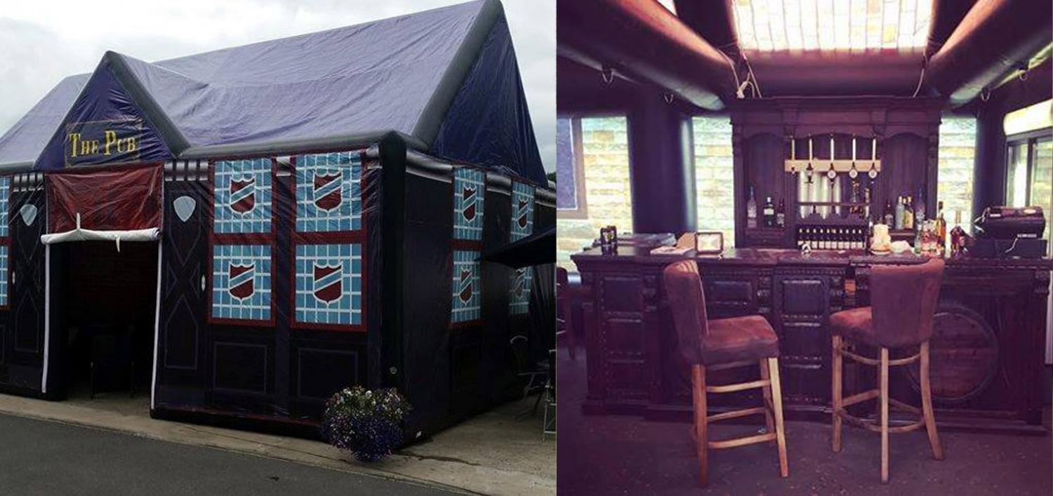 These Inflatable Pubs Make The Perfect Spot To Gather For a Backyard Party