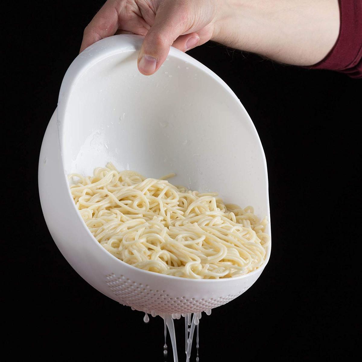 MultiFunction Bowl With Integrated Colander