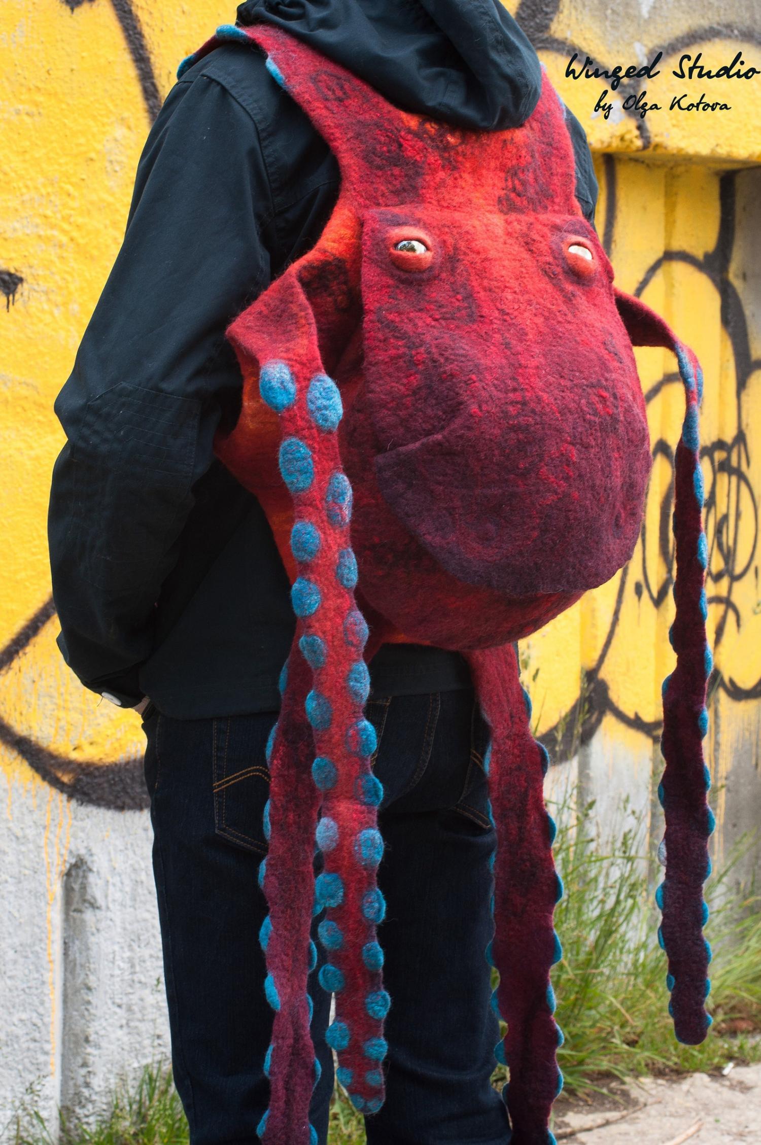 These Octopus Backpacks Are a Weird Yet Adorable Way To Carry Your Belongings