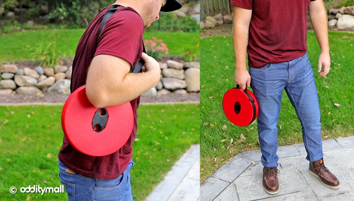 This Incredible Retractable Stool Collapses Down To Just 2.5 Inches