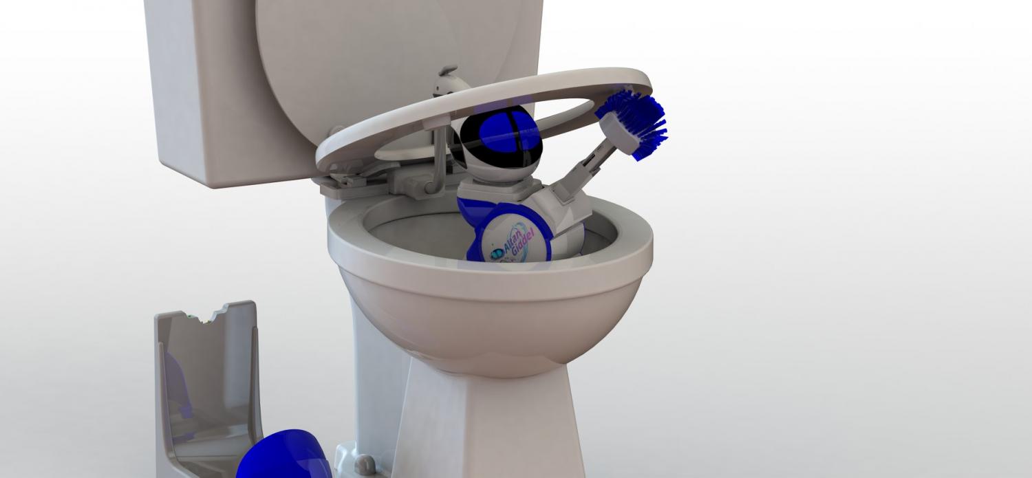 The Altan Giddel Is The Toilet Cleaning Robot That Humanity Deserves