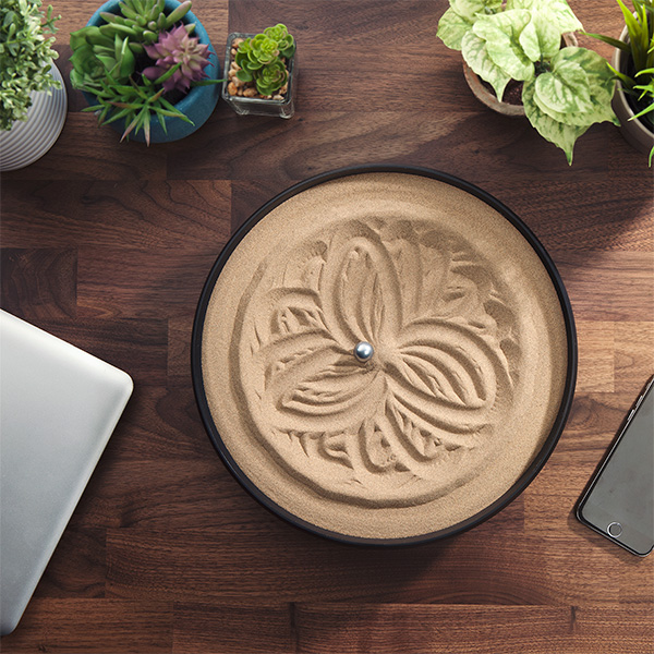 Sandscript A Ball That Draws In Sand All By Itself