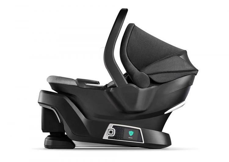 SelfInstalling Smart Baby Car Seat That Connects To Smart Phone To Verify