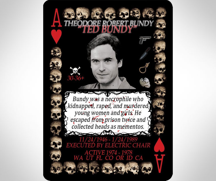 Serial Killer Playing Cards