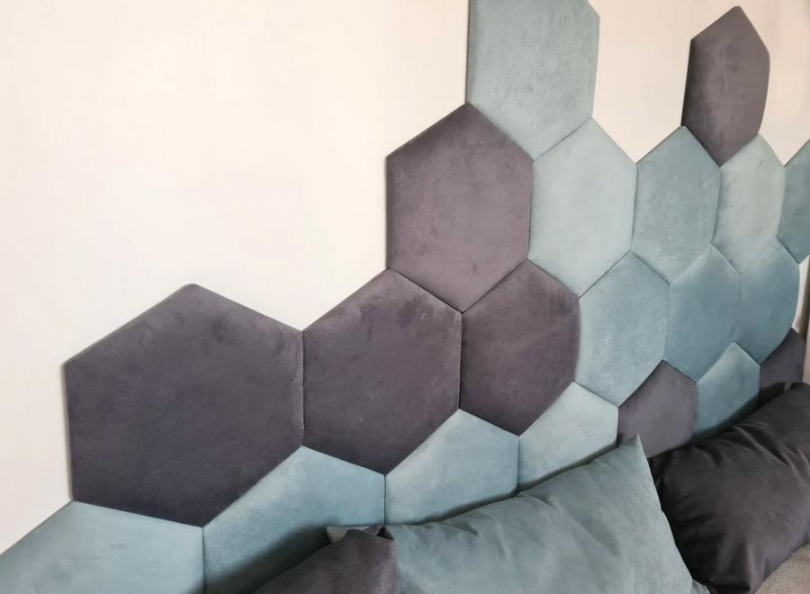 Stickon Hexagon Wall Panels Are a Super Easy Way To Spice Up Your Bedroom Design