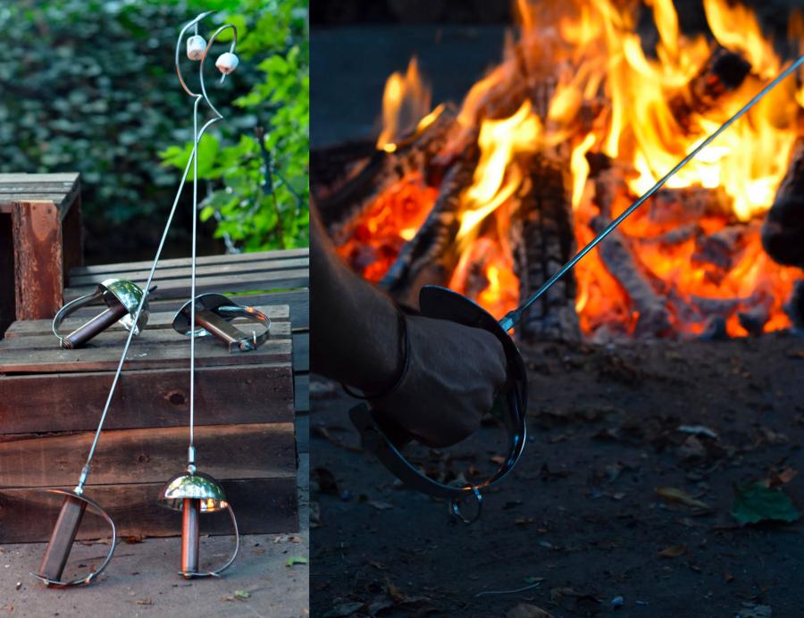 These Sword Campfire Roasting Sticks Will Make Roasting Marshmallows