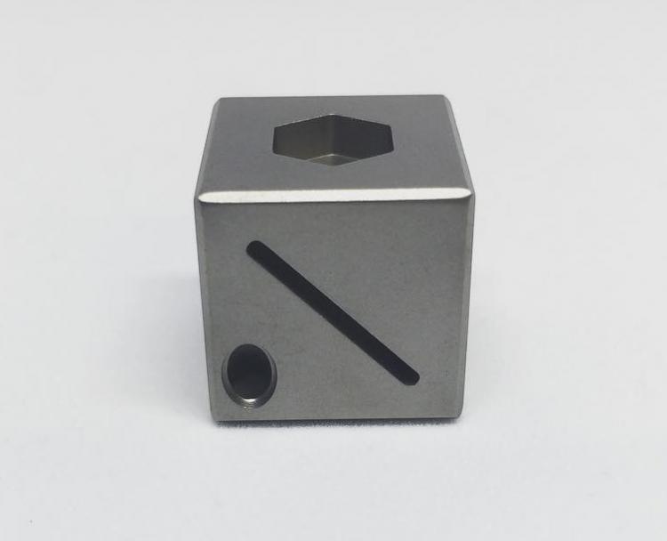 Dice Tool Titanium Cube Shaped AllInOne Screwdriver Base
