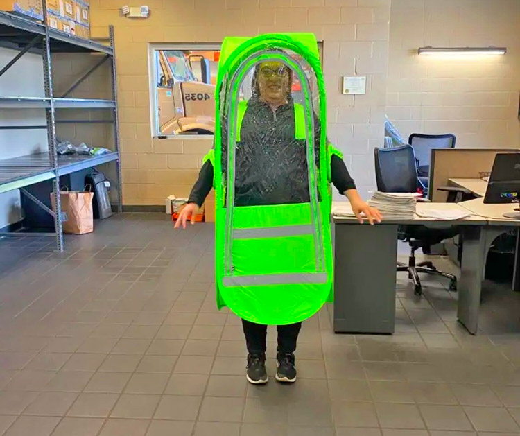 These Weatherproof Walking Pods Keep You Completely Dry From Rain