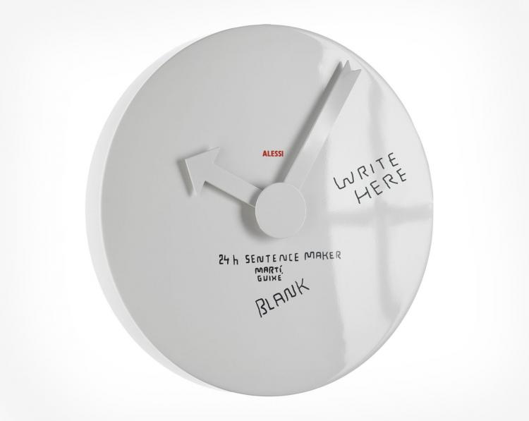 This Whiteboard Wall Clock Lets You Write Your Appointments On The Clock