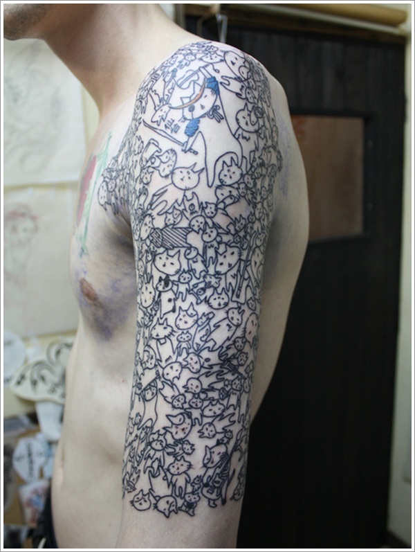ウジョウジョ これは別格。センスを感じさせる猫のTATTOOまとめ NAVER まとめ