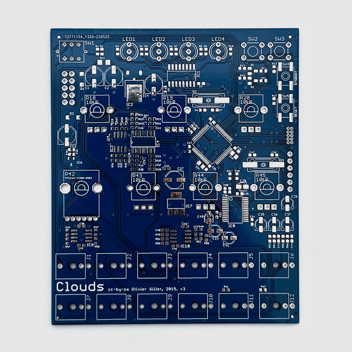 Mutable Instruments Clouds PCB – Oddvolt - Eurorack Panels, PCBs and