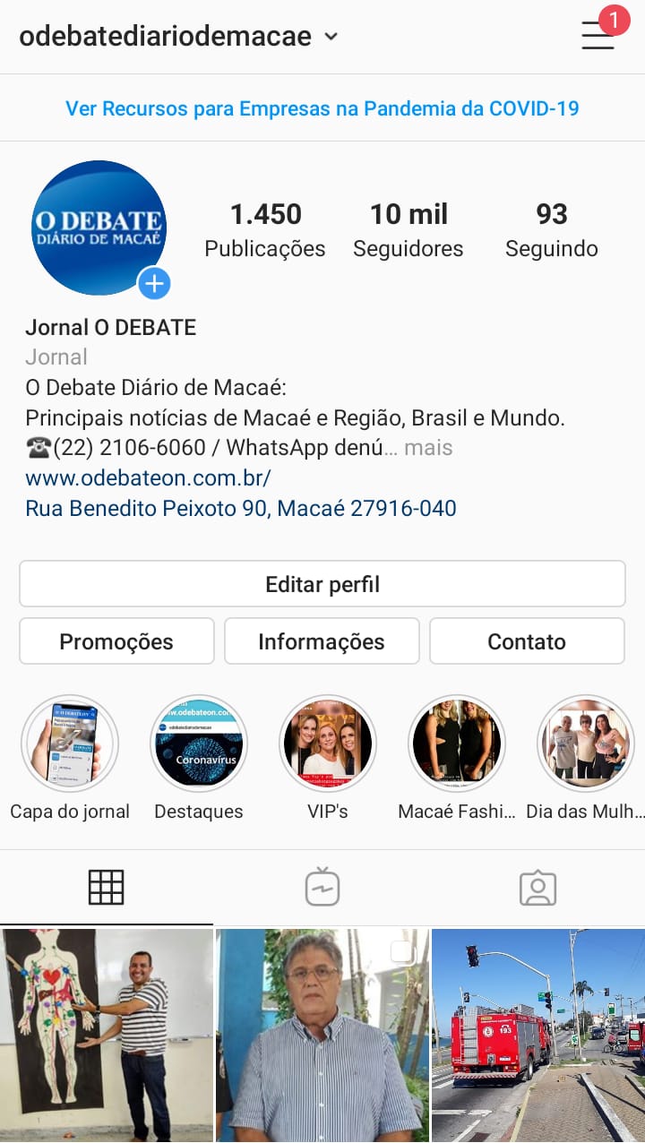 O DEBATE alcança 10 mil seguidores no Instagram ODEBATEON