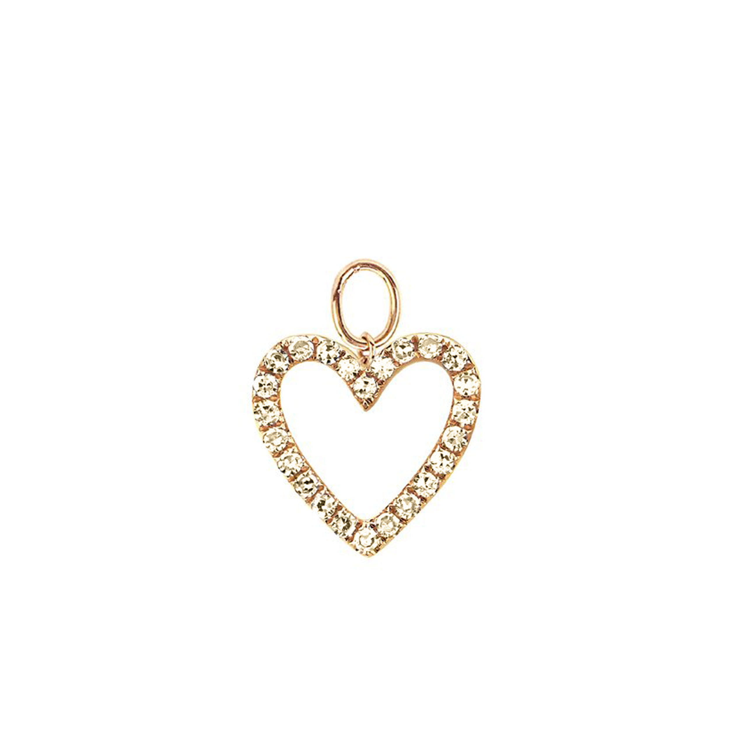 PAVE ROUND HEART ODEM Jewelers