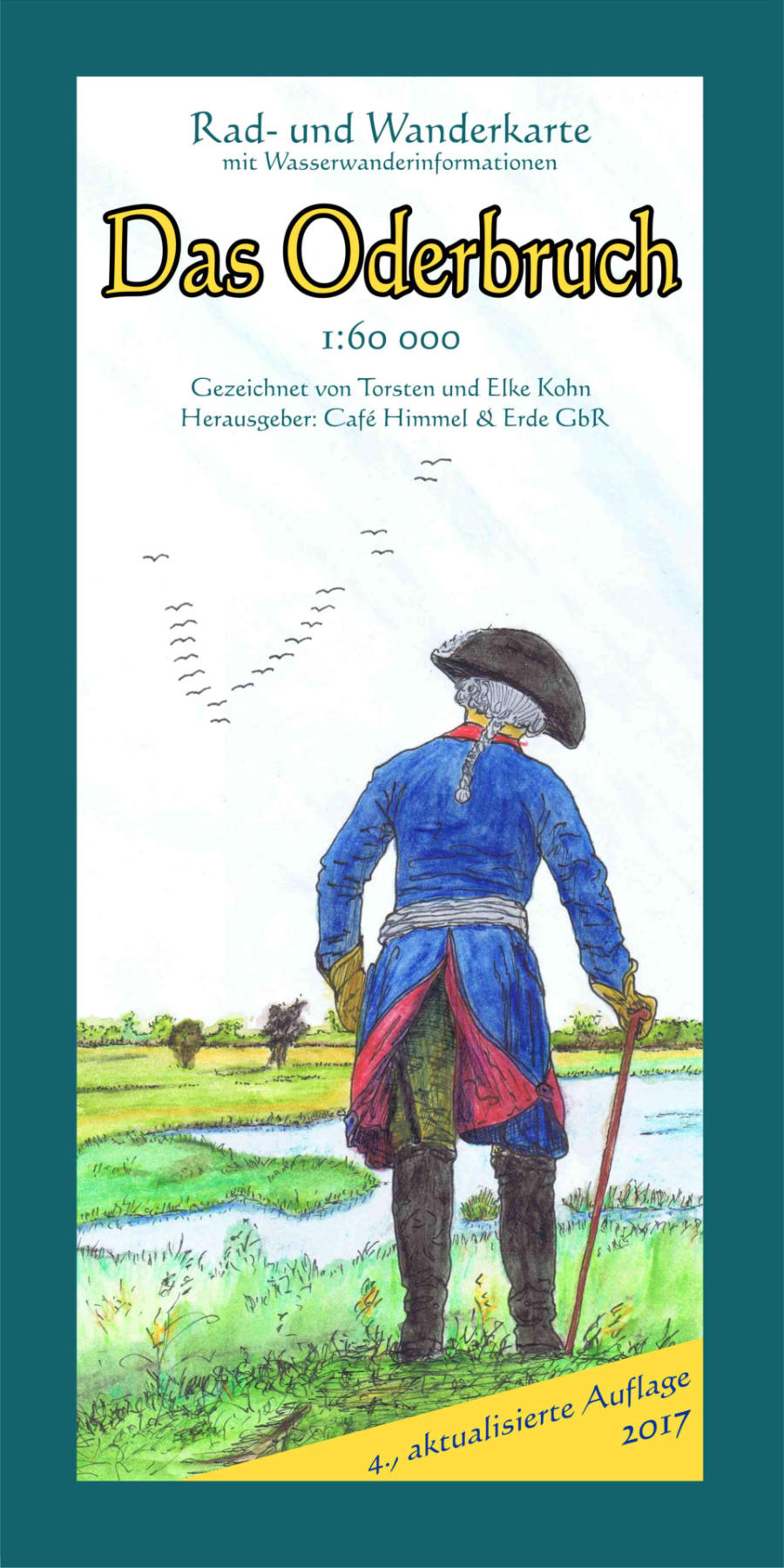 Wanderkarte Oderbruch Rad und Wanderkarte Oderbruch