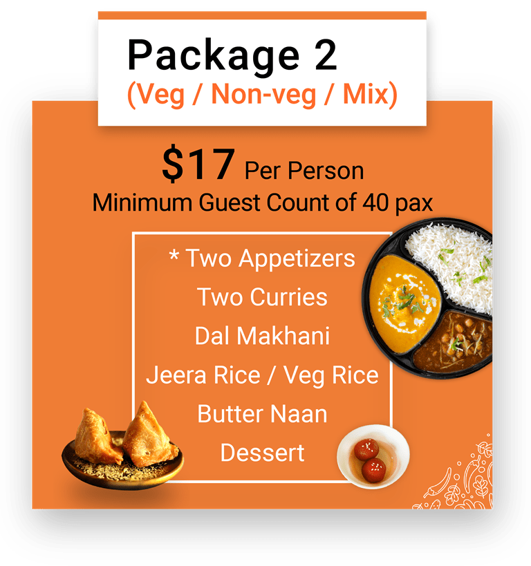 Catering O’Desi aroma Indian foods