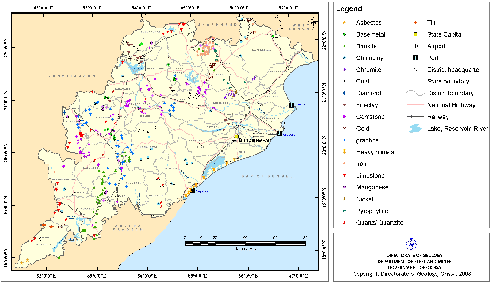 Minerals of Odisha Orrisa PCS Exam Notes