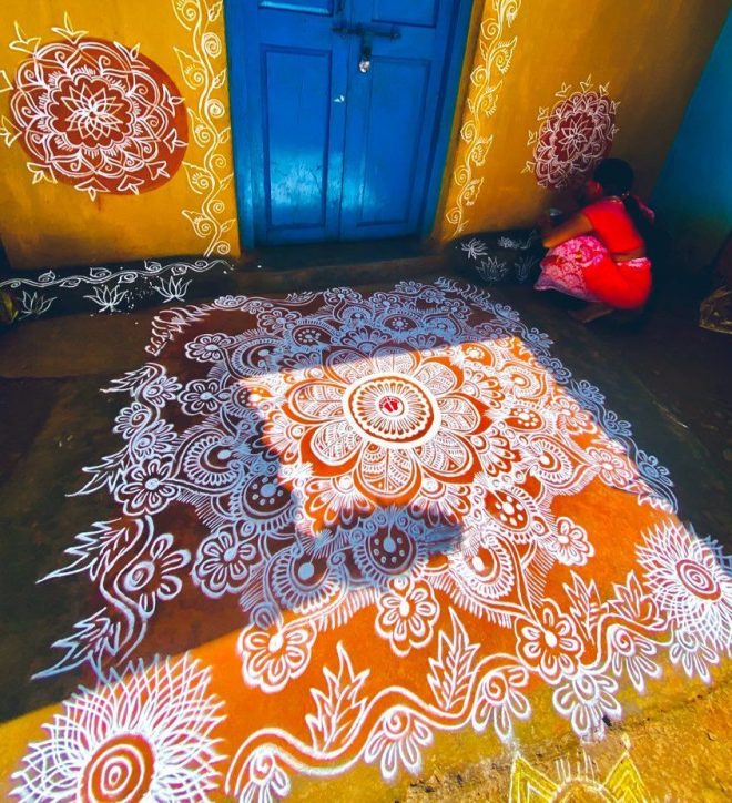 Odisha Lalit Kala Akademi Revives 'Jhoti' Art, Organises Competition In