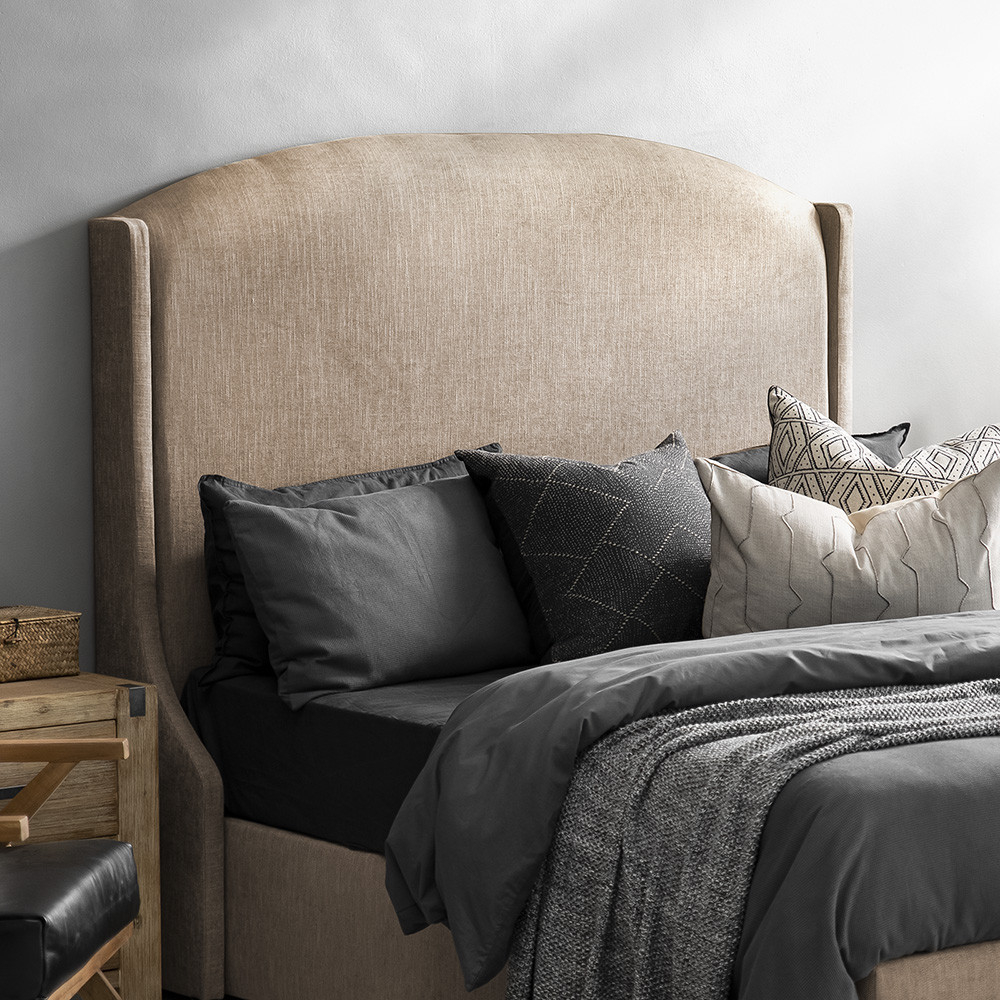 19 off on Winged Fabric Headboard OneDayOnly