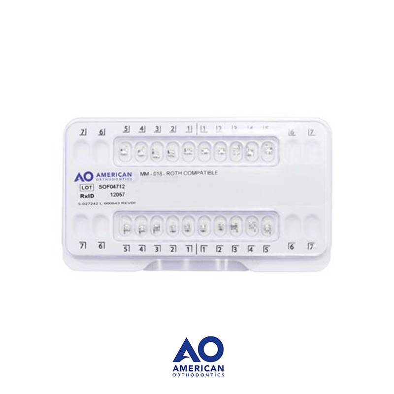 Brackets Mini Roth .018 juego American Orthodontics • Odontodo