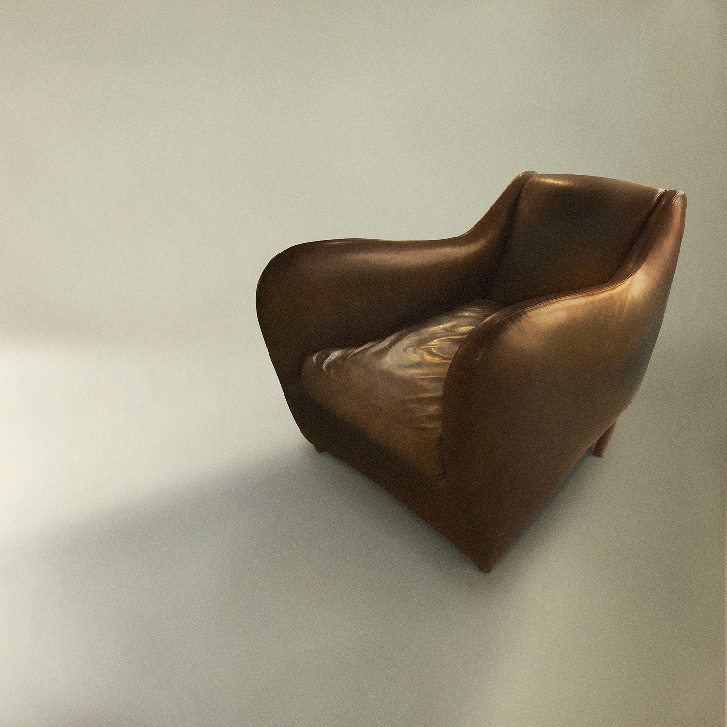 Pair of Matthew Hilton Balzac Chairs and Ottoman ODO Vintage