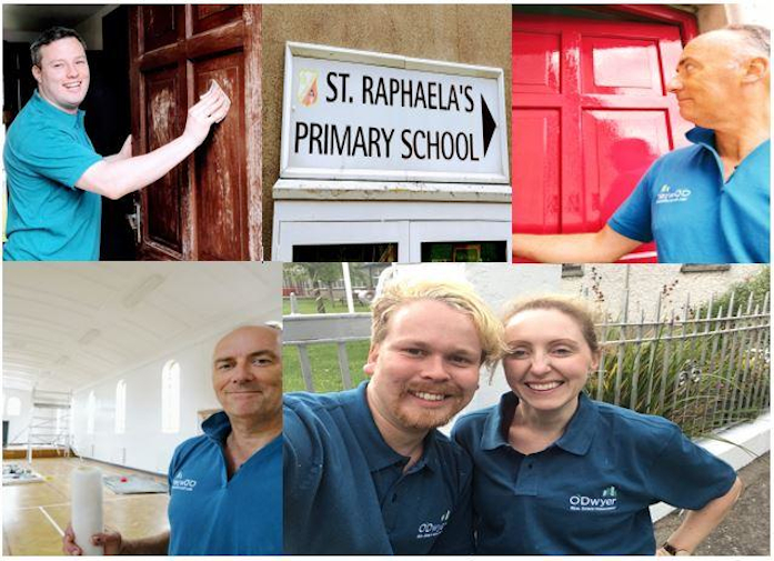 O'Dwyer Real Estate Management ODREM Volunteers at St. Raphaela's