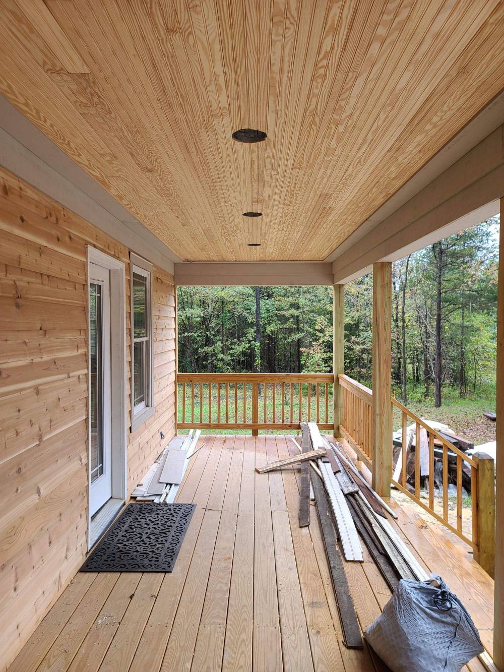Cedar Beadboard Porch Ceiling Shelly Lighting