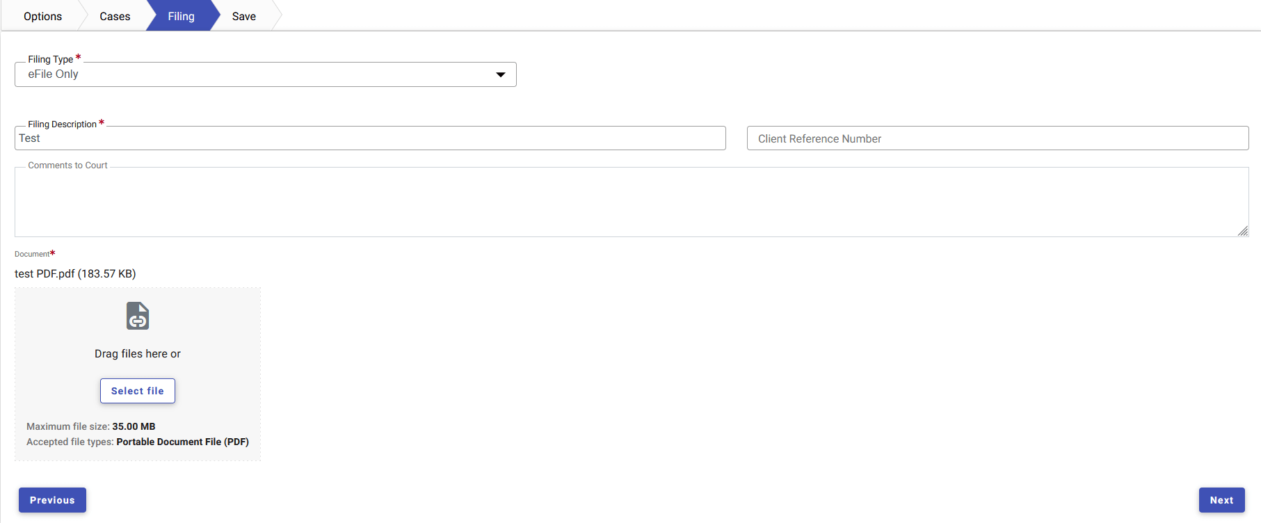 CLOUD How To Bulk eFile into Cases (eFile Vacation Letters/Leave of