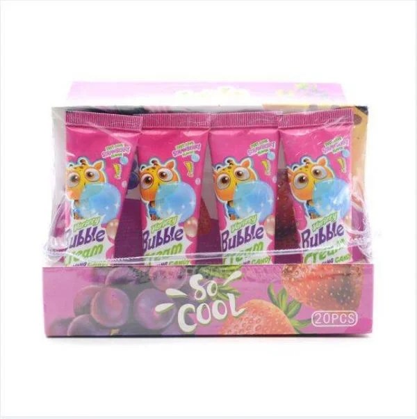 Toothpaste liquid tube bubble cream gum candy wholesaler