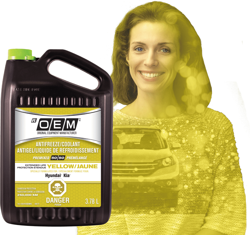 OEM Extended Life YELLOW Antifreeze/Coolant OEM