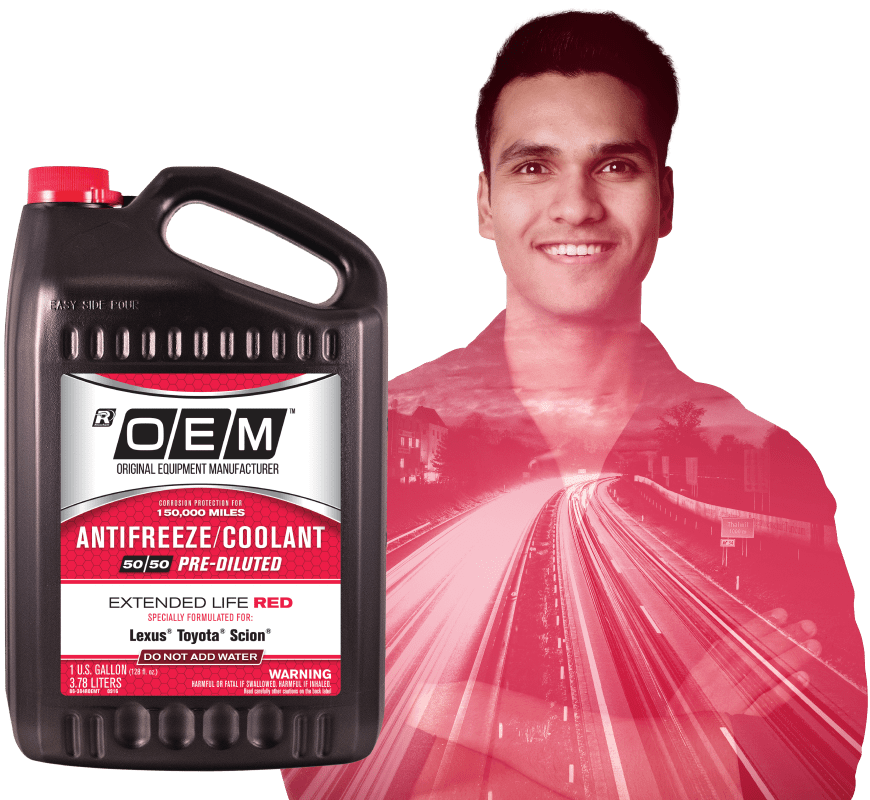 OEM Extended Life Antifreeze/Coolant RED OEM