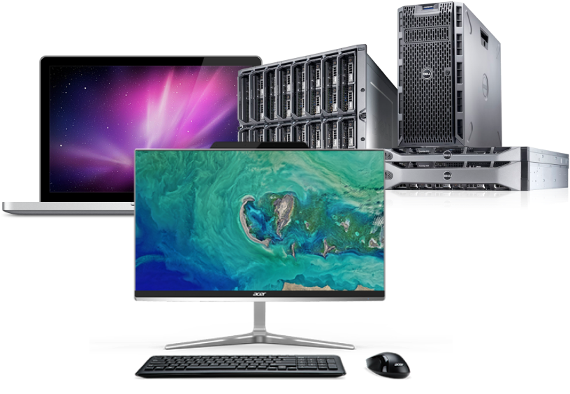 Computers with OETC Desktops, Laptops and Servers OETC