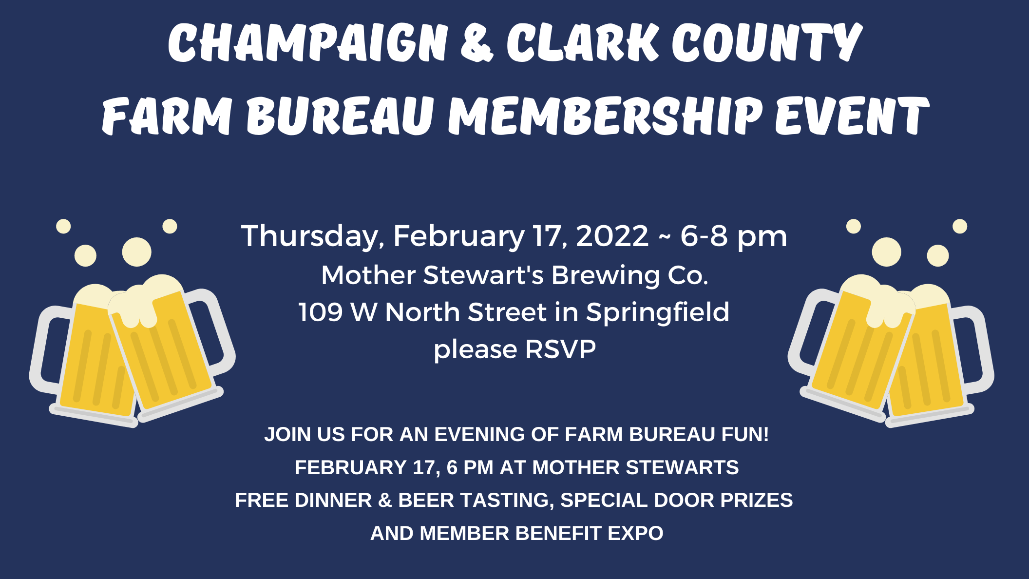 Champaign and Clark County Farm Bureaus cohost membership night Ohio
