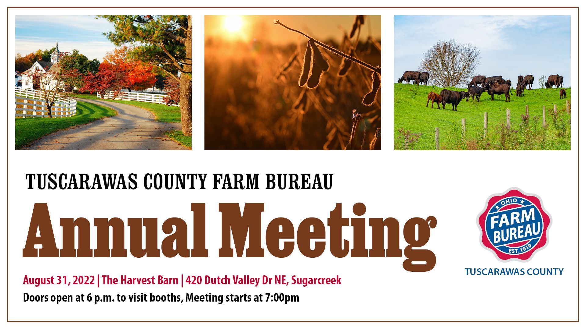 Tuscarawas County Farm Bureau Annual Meeting Ohio Farm Bureau