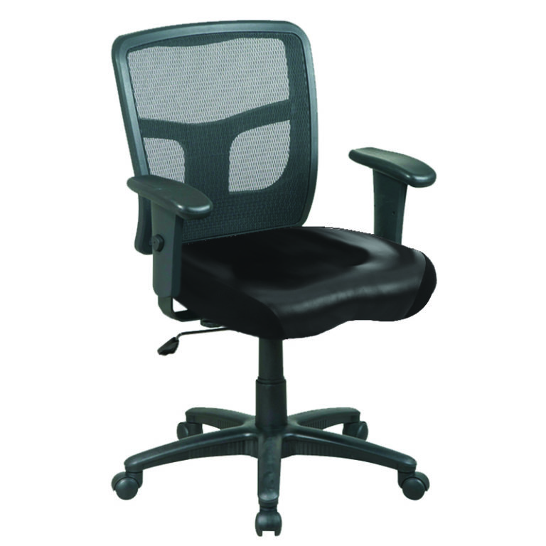 MI1122ECB Mesh It Generation 2 Mid Back Managers Chair with Single