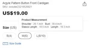 How to correctly choose your size at Shein (2023 Guide)