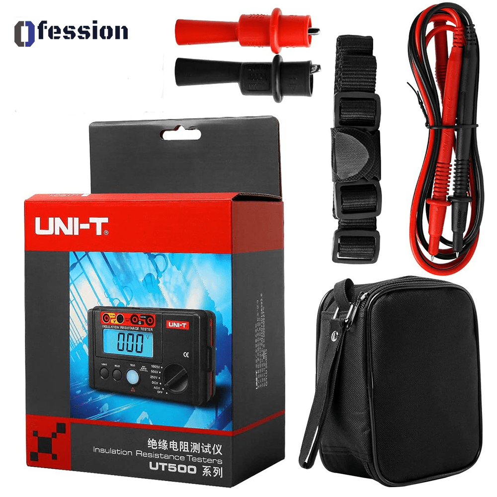 Megometro digital UNIT U501A Medidor De Aislamiento 1000V – Ofession