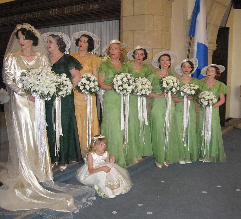 1930s themed wedding