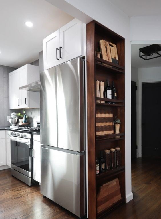 Useful Above Refrigerator Storage Ideas That Will Make Your Life Easier