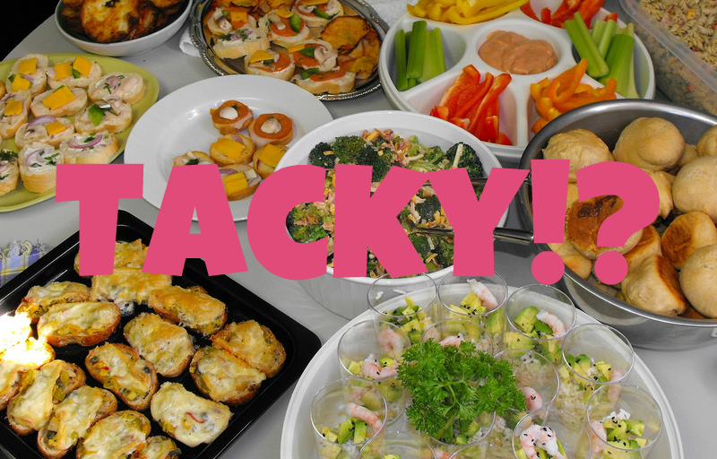 Is a potluck wedding tacky or is it OK to ask your guests to bring food