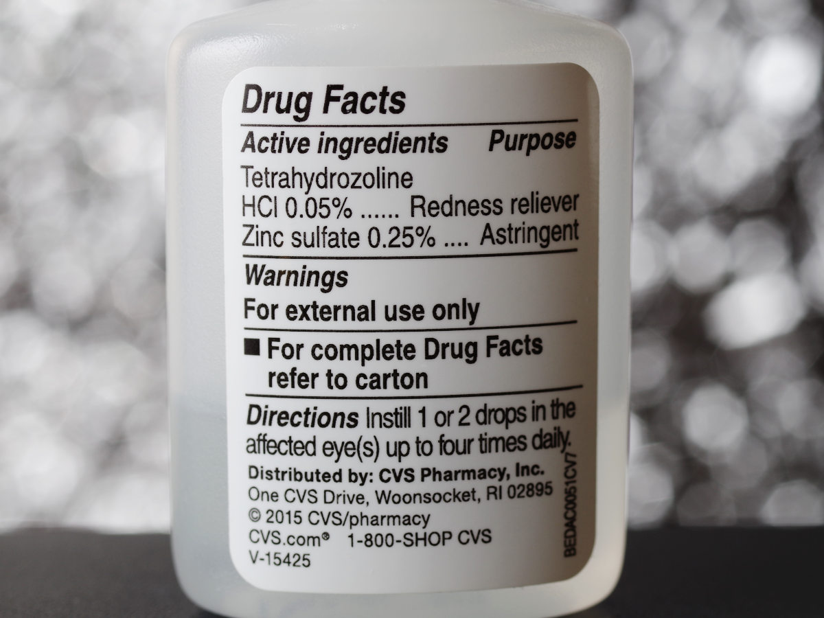 Astringent Eye Drops vs. Visine Maximum Strength The Off Brand Guy