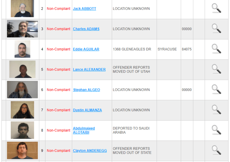 Utah Sex Offender Search – Offender Records