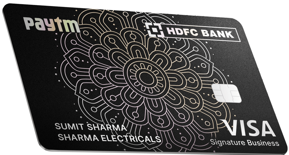 Paytm HDFC Business Credit Card Apply Now