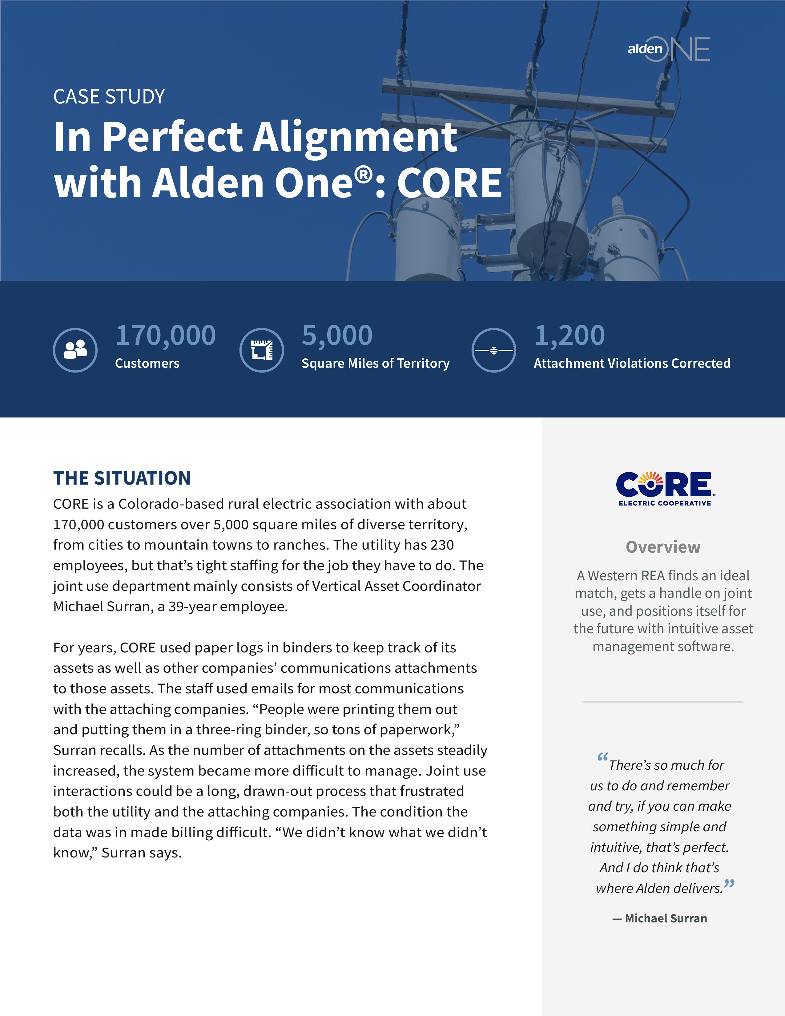 In Perfect Alignment with Alden One® IREA