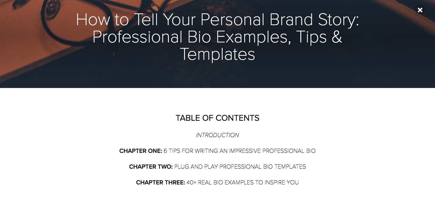 Download the Guide How to Tell Your Personal Brand Story
