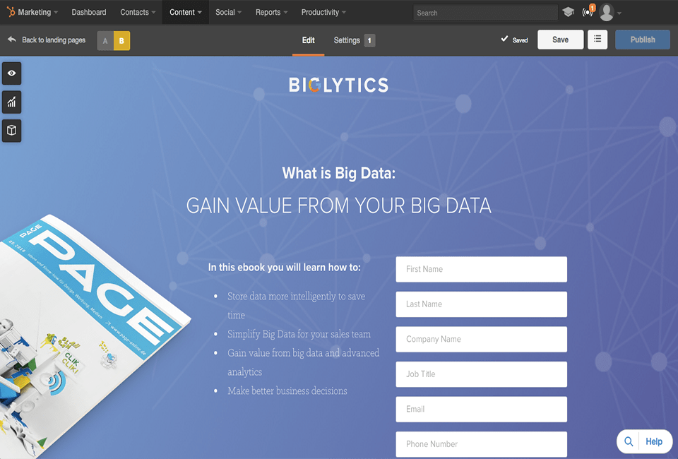 Landing Page Tool Free Trial HubSpot